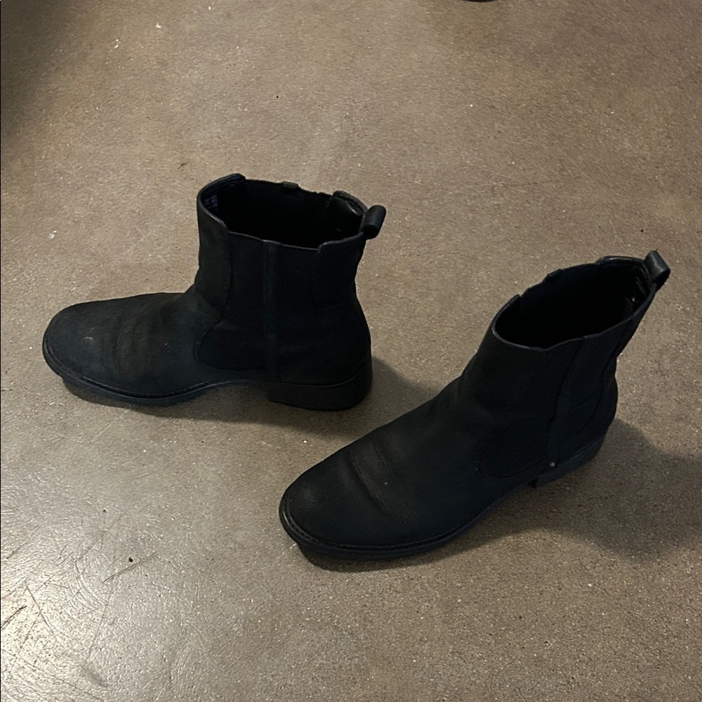 Clarks Black Ankle Boots